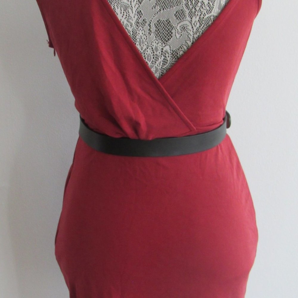 Red Mini Dress - Picture 4 of 5